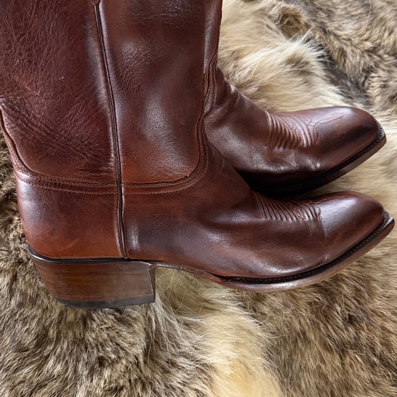 Lucchese Devin Tan Leather - Picture 5 of 8